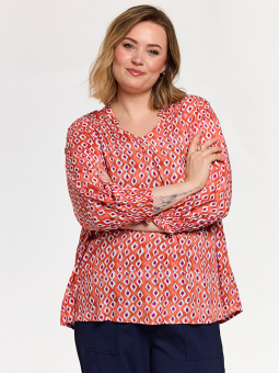 GANNAH - Plus Size Bluse fra Gozzip