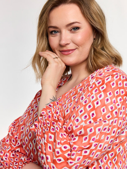 GANNAH - Plus Size Bluse fra Gozzip