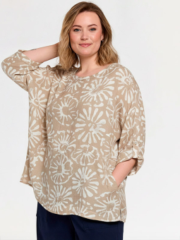 GELISSA - Plus Size Bluse fra Gozzip