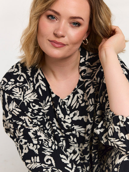 GANNBRIT - Plus Size Skjorte fra Gozzip