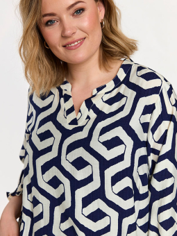 GVALDIS - Plus Size Kjole fra Gozzip