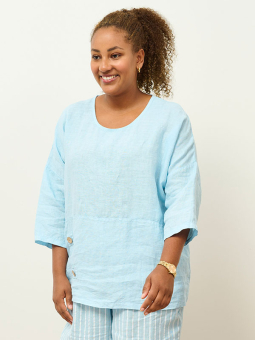 LAUREN - Plus Size Bluse fra Pont Neuf