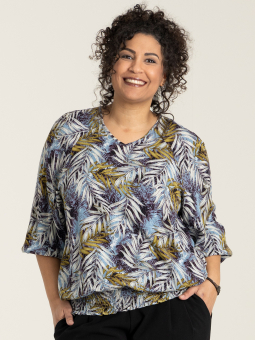 Studio AUGUSTA - Søt viskosebluse med print