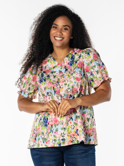 KARLINE - Plus Size Bluse fra Studio