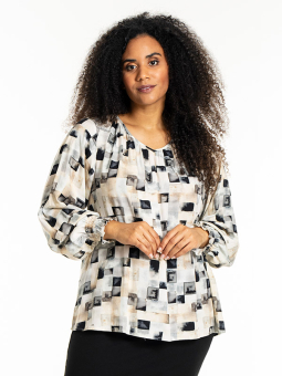 INGRED - Plus Size Bluse fra Studio
