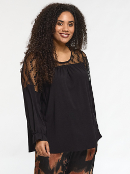SMILLE - Plus Size Bluse fra Studio