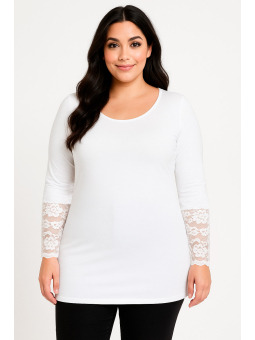 LUXEMBORG  - Plus Size Bluse fra Sandgaard