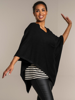 Plus Size Poncho fra Sandgaard