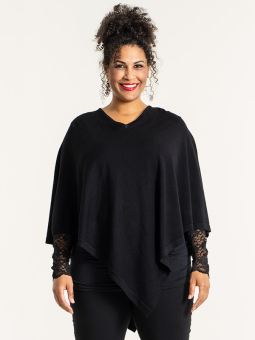 Plus Size Poncho fra Sandgaard