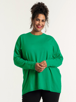 Sandgaard HELSINKI - Grønn bluse i strikket viskose