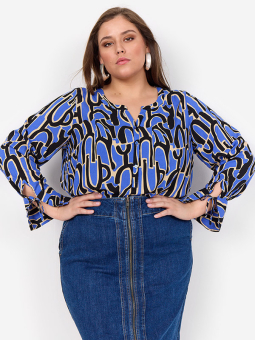 WA-VALERA - Plus Size Bluse fra Wasabi Concept