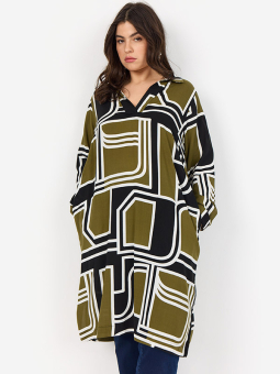 WA-NATALIE - Plus Size Tunika fra Wasabi Concept