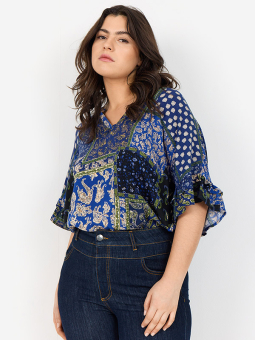 WA-NEA - Plus Size Bluse fra Wasabi Concept