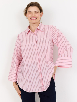 WA-CRISTIN - Plus Size Skjorte fra Wasabi Concept