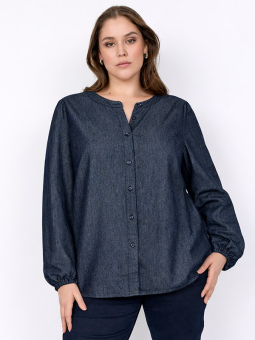WA-CINDIA - Plus Size Skjorte fra Wasabi Concept