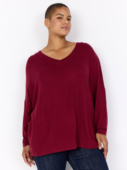 WA-SIMONE - Plus Size Genser fra Wasabi Concept