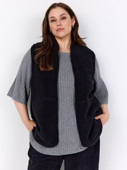 WA-NETTIE - Plus Size Vest fra Wasabi Concept