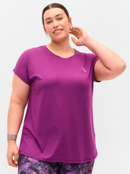 Zizzi Lilla trenings T-shirt med korte ermer