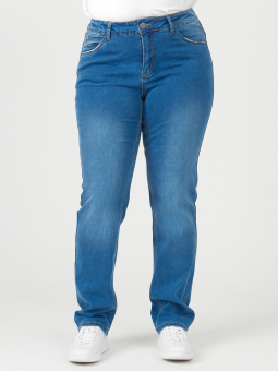 Adia MONACO - Lyse jeans med høyt liv