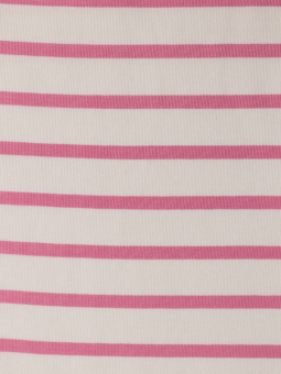 Gozzip GITTE - Hvit t-skjorte med rosa striper