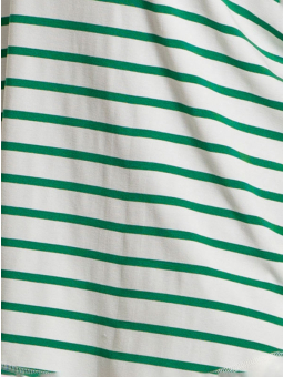 Gozzip GITTE - Hvit t-skjorte med grønne striper