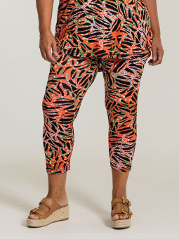 Gozzip MERETE - Svarte leggings med print