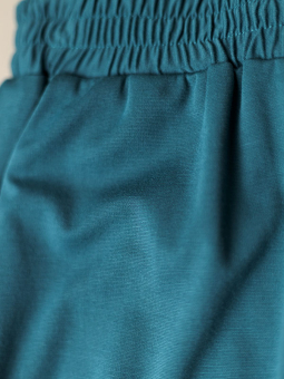 Gozzip BASMA - Petroleumsblå bukser i jersey