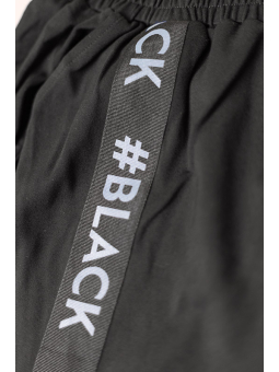 Gozzip Black CARNA - Sorte bukser i kraftig jersey