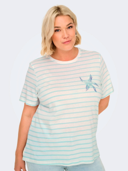 CARKITA - Plus Size T-shirt fra Only Carmakoma