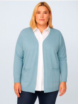 CARESLY - Plus Size Cardigan fra Only Carmakoma