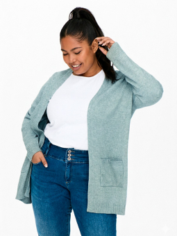 CARESLY - Plus Size Cardigan fra Only Carmakoma
