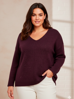 CARWHITNEY - Plus Size Genser fra Only Carmakoma