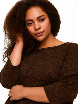 CARMARTHA - Plus Size Kjole fra Only Carmakoma