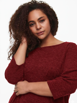 CARMARTHA - Plus Size Kjole fra Only Carmakoma