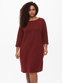 CARMARTHA - Plus Size Kjole fra Only Carmakoma
