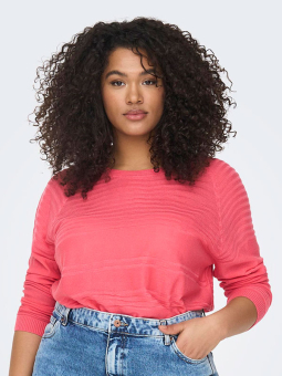 CARNEWAIRPLAIN - Plus Size Genser fra Only Carmakoma