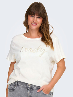 CARAMY - Plus Size T-shirt fra Only Carmakoma