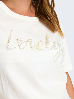 CARAMY - Plus Size T-shirt fra Only Carmakoma