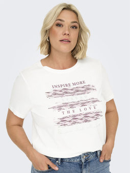 CARCRUZ - Plus Size T-shirt fra Only Carmakoma