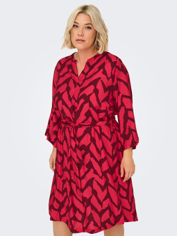 CARBERIET - Plus Size Kjole fra Only Carmakoma