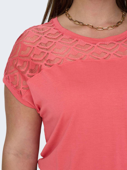 FLAKE - Plus Size T-shirt fra Only Carmakoma