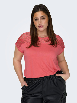 FLAKE - Plus Size T-shirt fra Only Carmakoma