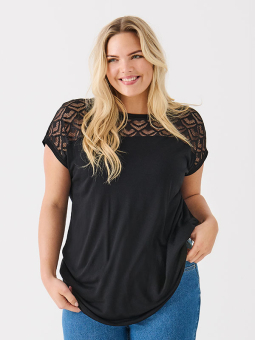 FLAKE  - Plus Size Bluse fra Only Carmakoma
