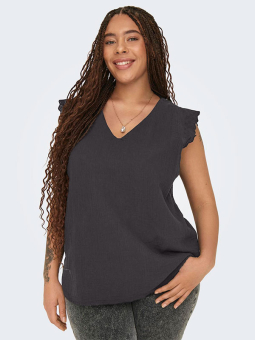 CARTHYRA - Plus Size Topp fra Only Carmakoma