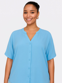 CARROWA - Plus Size Bluse fra Only Carmakoma