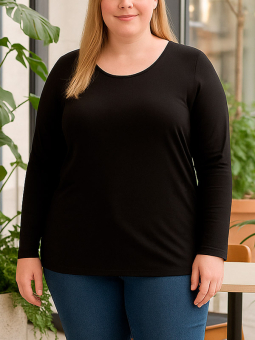 FLO - Plus Size Bluse fra Studio