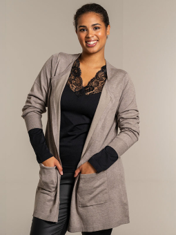 Plus Size Cardigan fra Sandgaard