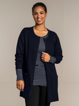 Plus Size Cardigan fra Sandgaard