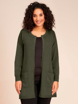 Plus Size Cardigan fra Sandgaard