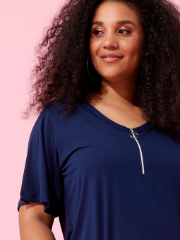 LIVIA - Plus Size Bluse fra Zhenzi